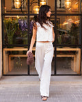 PANTALÓN SUNNY BABE · BLANCO