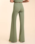 PANTALÓN ALGECIRAS | Pantalón Elegante Pata Ancha Caqui | Invitadas THE-ARE