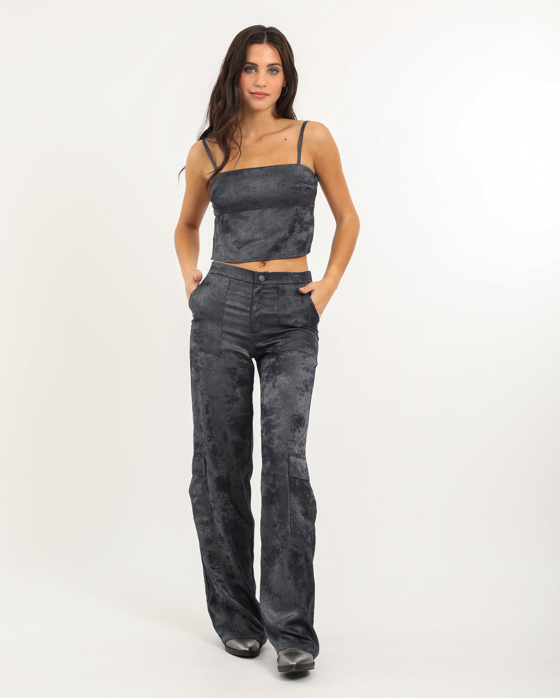 NIGHT CONFESSIONS TROUSERS - LEAD