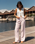 SAND DUNE STRIPED TROUSERS