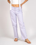JEANS NO LIMITS | Women's Flared Lilac Pants | THE-ARE