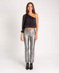 PANTALÓN WARMING UP | Pantalón Cargo Metalizado | Ropa Fiesta Mujer THE-ARE