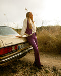 PANTALÓN BOHO COUNTRY | Pantalón Punto Estampado para Mujer | Colección Primavera THE-ARE