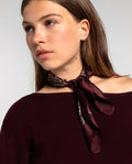 SOFT NOTE HANDKERCHIEF · AUBERGINE