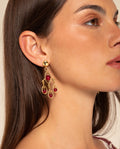 PENDIENTES SOLEIL  · ROJO