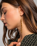 PENDIENTES DAILY TOUCH · MARRÓN Y DORADO