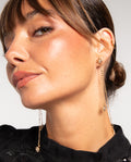 NEW DESTINATION EARRINGS · GOLD