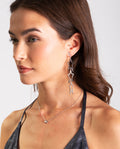 DANCING SHINY STARS EARRINGS · SILVER
