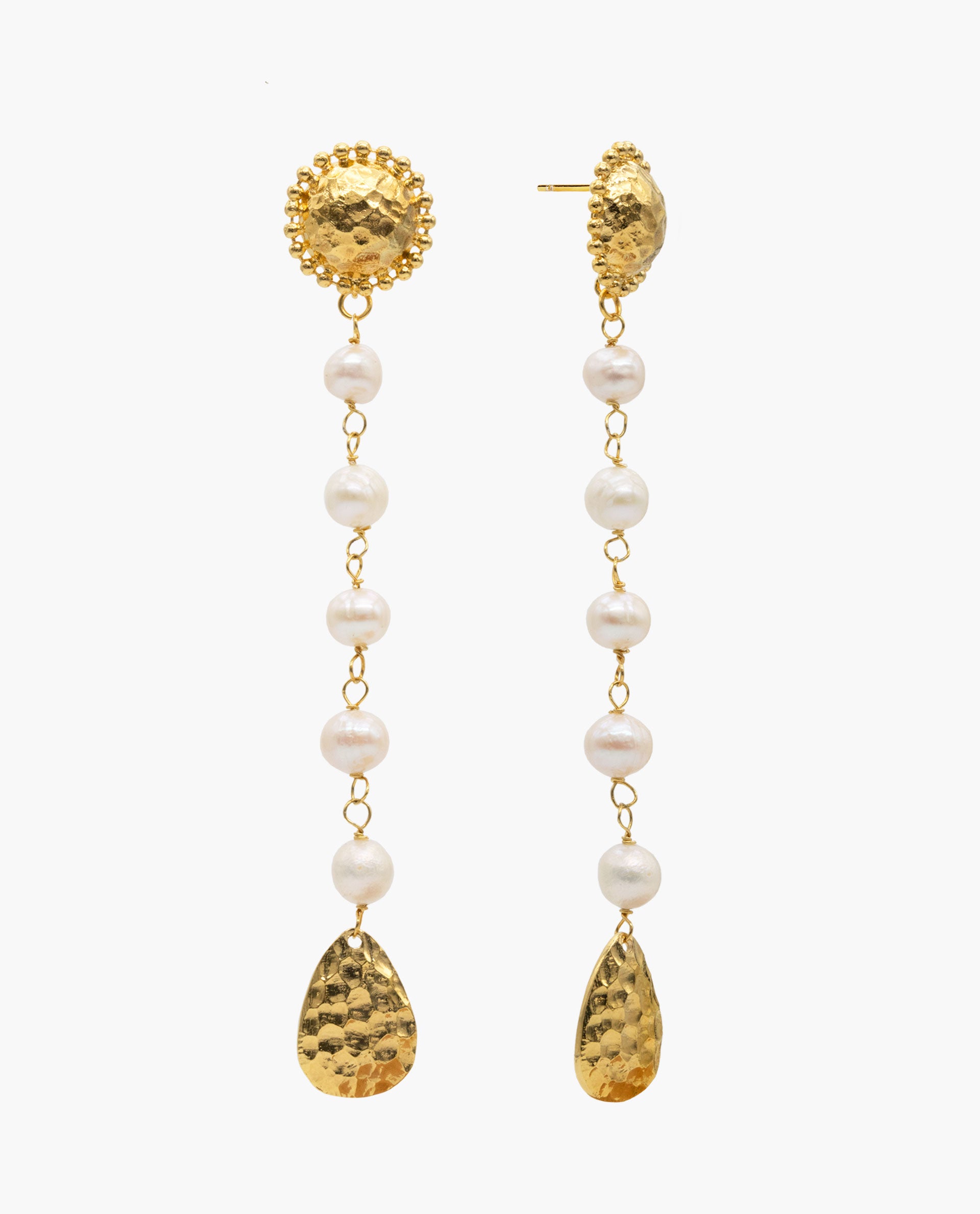 DREAM PEARLS EARRINGS - GOLD PLATED