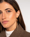 PENDIENTES COTSWOLD · MARRÓN