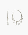 DANCING STARS HOOPS · SILVER