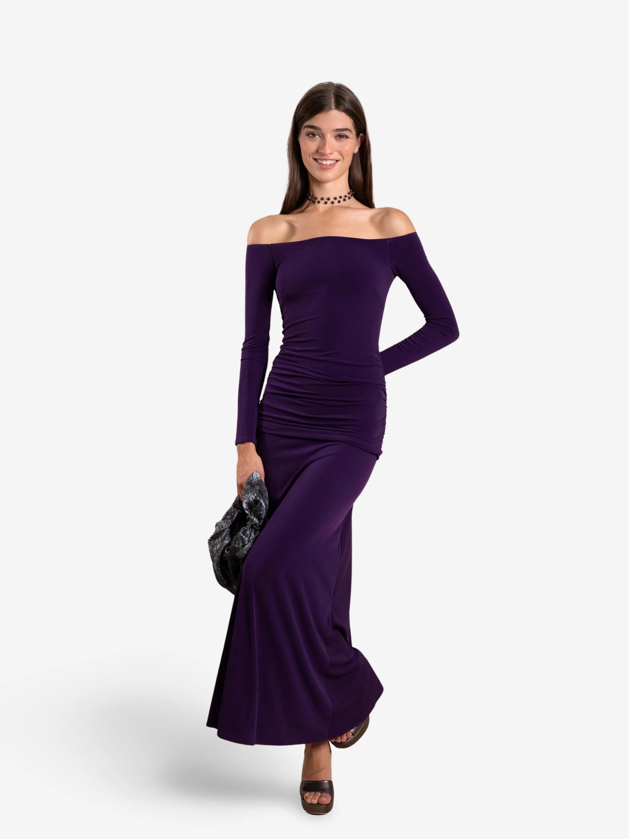 where can i find a purple dress Amazon.com: Flowy Purple Maxi Dress with Halter Neckline, Floor Length : Clothing, Shoes & Jewelry