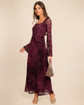 VESTIDO ELENA · GRANATE