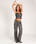 TOP NIGHT CONFESSIONS | Top Metalizado de Tirantes | Ropa Fiesta Mujer THE-ARE