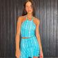 COOL SUMMER TOP - TURQUOISE