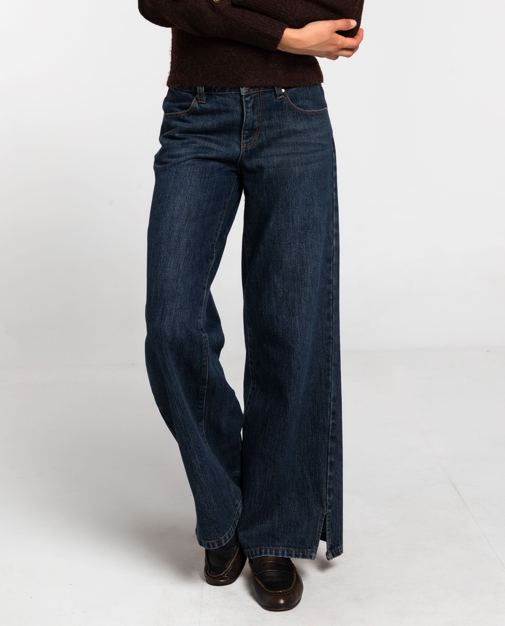 JEANS TEXT ME LATER - BLU