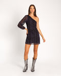 VESTIDO GETTIN READY | Vestido Corto Asimétrico Tie-Dye | Fiesta Mujer THE-ARE