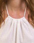 VESTIDO DE AMANHÃ: Vestido curto branco com alças e costas decotadas : THE-ARE