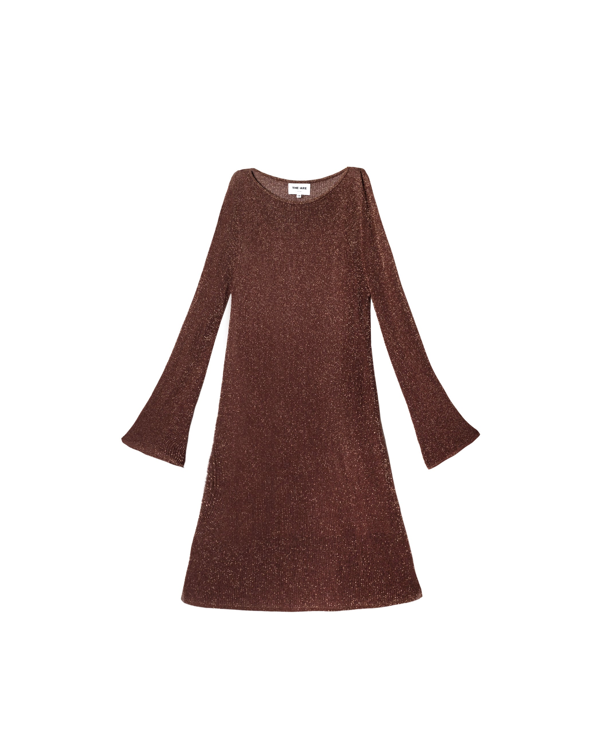 Short Dress with Long Bell Sleeves