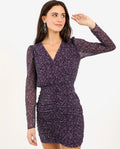 COME TRUE DRESS | Short Floral Dress with Ruffled Skirt and Long Sleeves | THE-ARE