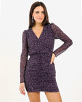 COME TRUE DRESS | Short Floral Dress with Ruffled Skirt and Long Sleeves | THE-ARE