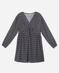 VESTIDO GETAWAY | Vestido Corto de Manga Larga Estampado | THE-ARE
