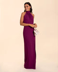 MRS. ALCARAZ | Elegant Long Halter Dress with Slit | THE-ARE Guests