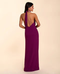 MRS. ALCARAZ | Elegant Long Halter Dress with Slit | THE-ARE Guests