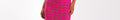 Vestido Largo de Punto Calado Fucsia Halter | THE-ARE