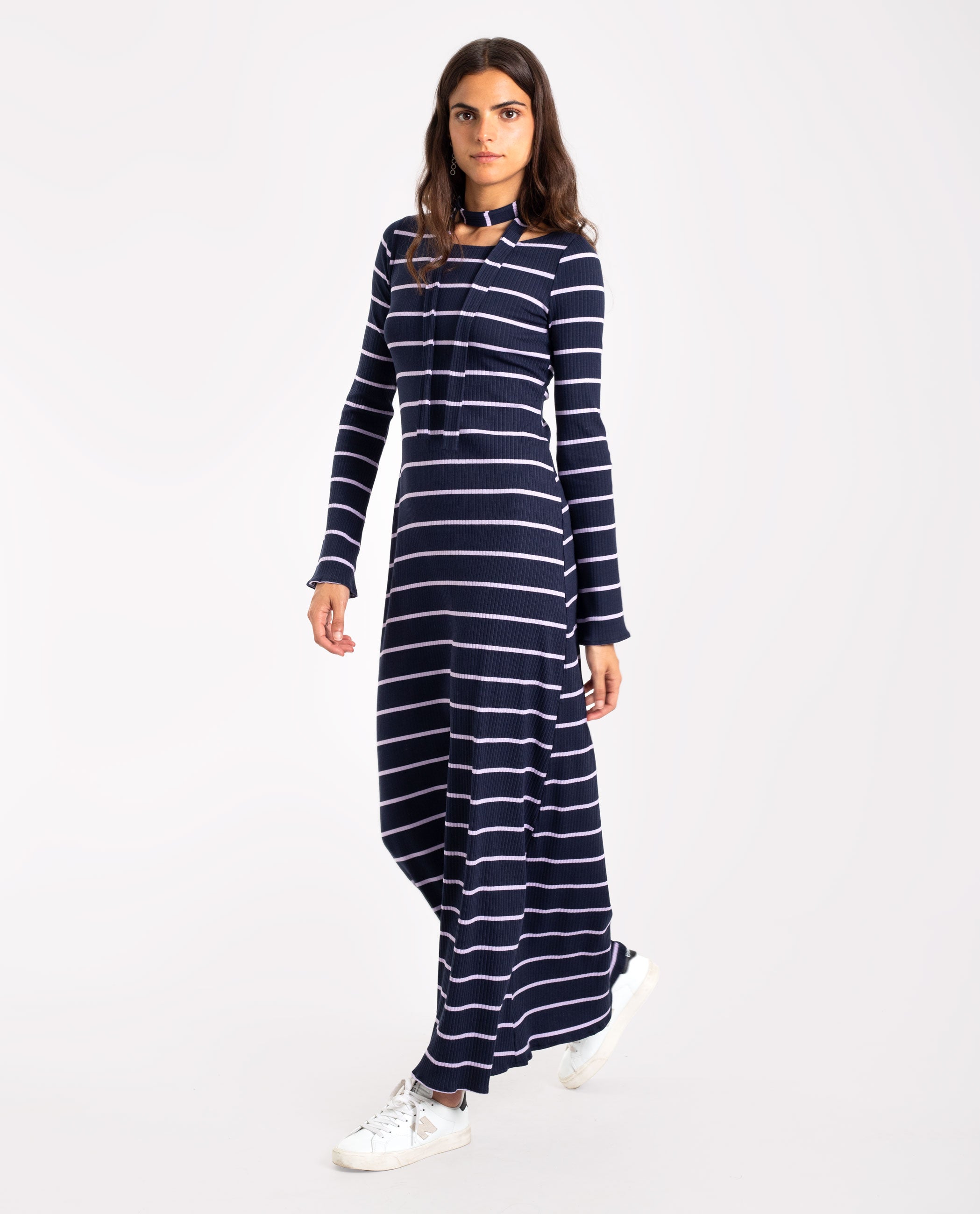 Vestido Largo Para Mujer Azul Petroleo Oscuro Rutta RUTTA