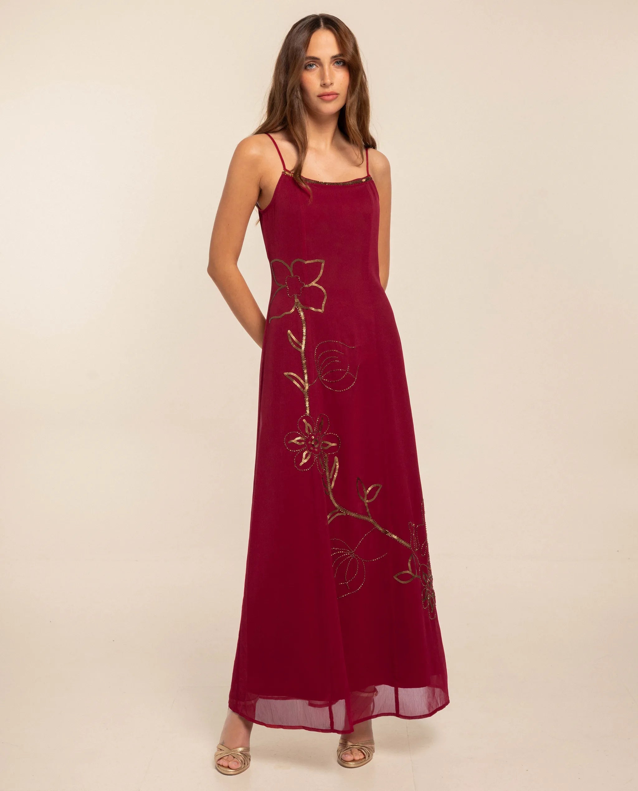 DAPHNE DRESS · RED