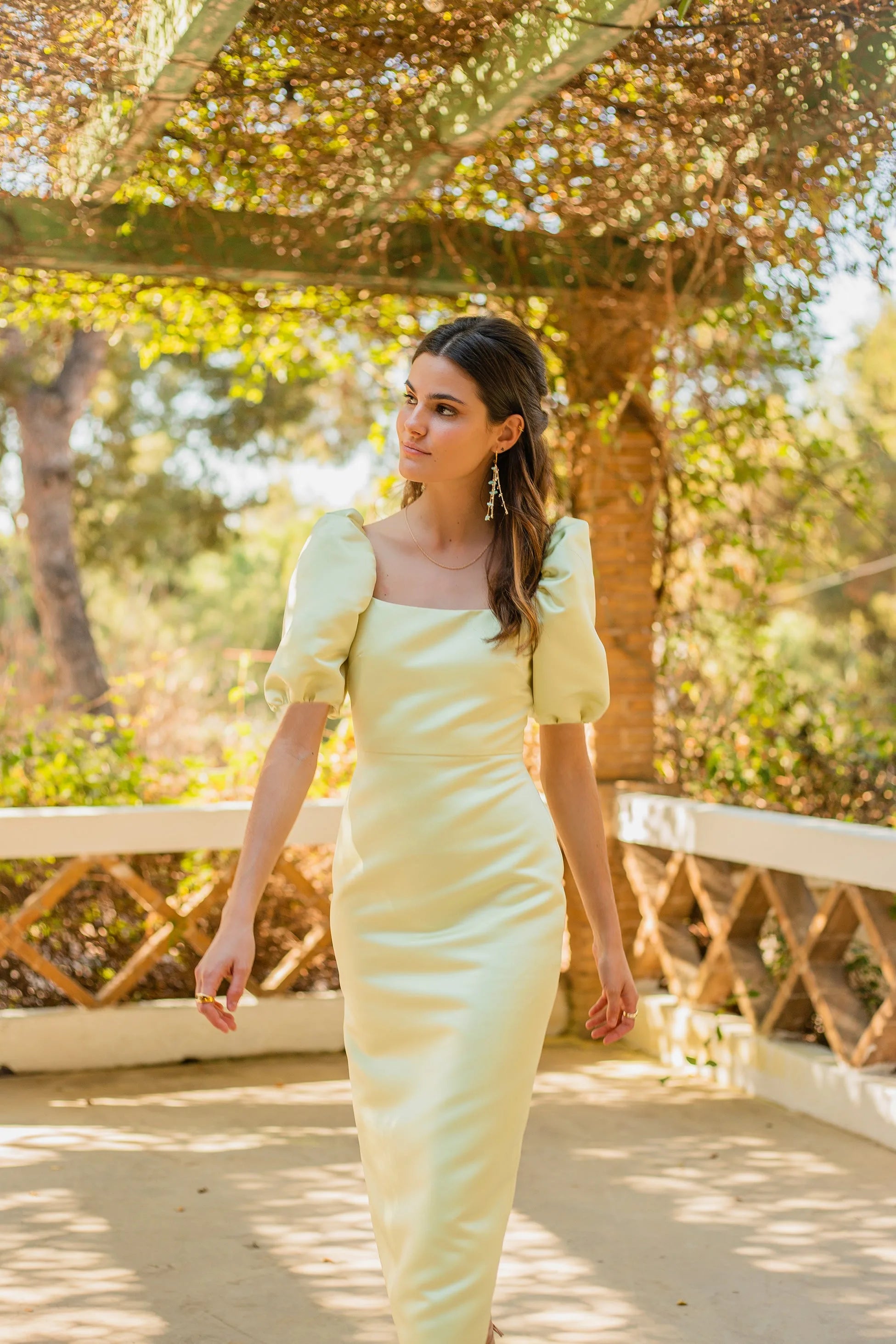 yellow backless midi dress Lulus | Yellow Halter Backless Slip Midi Dress | Womens | Medium (Available in XXS, S, L, XL)