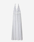 CRETA DRESS | White Halter Midi Dress with Open Back | THE-ARE Summer Collection