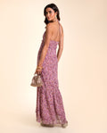 VESTIDO ZAFRA | Vestido Midi de Flores Elegante con Volantes | Invitadas THE-ARE