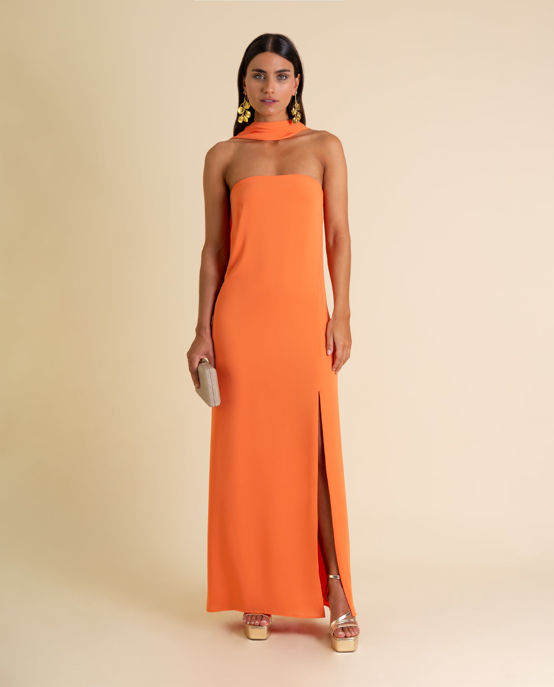 VESTIDO MRS. ARTEAGA · NARANJA