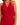 VESTIDO LUCENA | Vestido Rojo Midi Escote Cruzado y Espalda Abierta | Invitadas THE-ARE