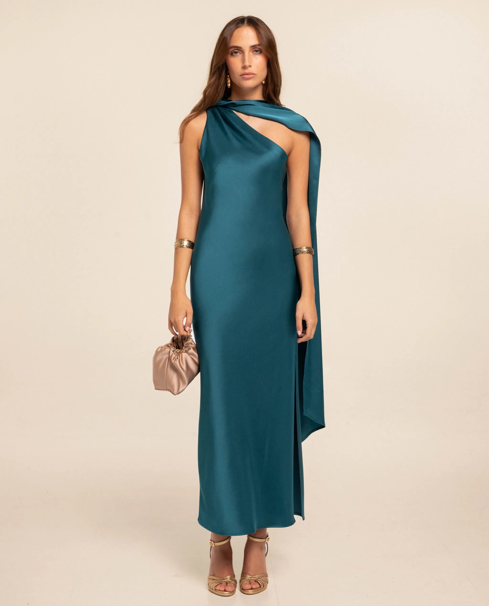 MRS APRIL DRESS · TURQUOISE – THE-ARE