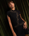 VESTIDO MIDNIGHT DRAFT · NEGRO
