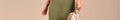 Vestido Midi Verde de Invitada con Tirantes | THE-ARE