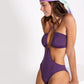 BAÑADOR PALM TREES | Bañador Trikini Púrpura | Bikinis y Bañadores THE-ARE