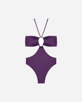 BAÑADOR PALM TREES | Bañador Trikini Púrpura | Bikinis y Bañadores THE-ARE