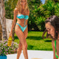 BIKINI BUBBLES | Bikini Turquesa Multiposición | Bikinis y Bañadores THE-ARE