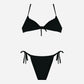 BIKINI MORE SUN | Bikini Negro Braga Brasileña | Bikinis Bañadores 2021 THE-ARE