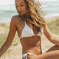 BIKINI MORE LOVE | Bikini Blanco Triángulo Braga Brasileña Regulable | Bikinis 2021 THE-ARE