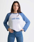 CAMISETA BIKE RIDE | Camiseta Béisbol de Manga Larga para Mujer | THE-ARE