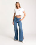 NEPO BABY T-SHIRT | Women's Short Sleeve White T-Shirt Nepo Baby | THE-ARE