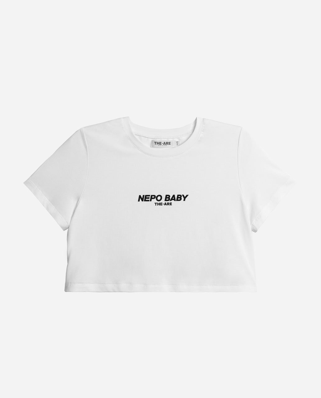 CAMISETA NEPO BABY | Camiseta Blanca de Manga Corta para Mujer Nepo Baby | THE-ARE