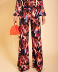 PANTALÓN MRS. CALERO | Pantalón Fluido Elegante Estampado | Colección Eventos THE-ARE