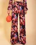 PANTALÓN MRS. CALERO | Pantalón Fluido Elegante Estampado | Colección Eventos THE-ARE