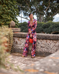 PANTALÓN MRS. CALERO | Pantalón Fluido Elegante Estampado | Colección Eventos THE-ARE